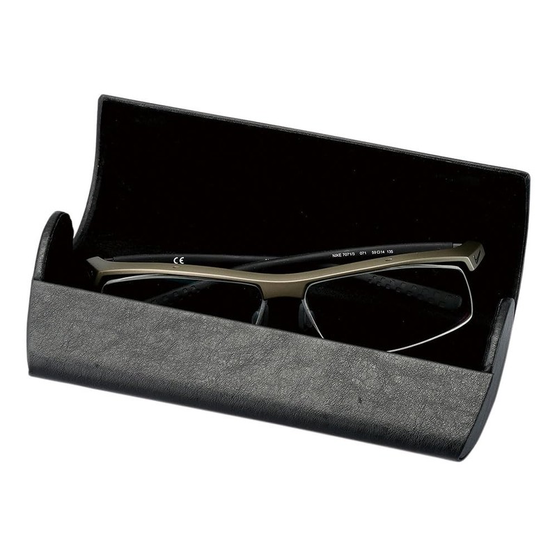 Pearl Eyeglass Case, Eyeglass Case, Semi-Hard Case, Magnetic, Unisex, Round