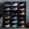 Case Foldable Shoe Box Clear Storage Case Sneaker Container Organizer