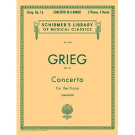 Concerto in A Minor, Op. 16: Schirmer Library of Classics Volume 1399 Piano Duet (Schirmer's Library of Musical Classics)