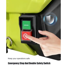 Table Saw Push Button Switch 6Pins Compatible with Ridgid R4514T Ryobi RTS08 RTS12 RTS23 Table Saw Replace 089240028147 Power On/Off Push Button Switch