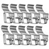 TEHAUX 10pcs Vinyl Siding Hooks Heavy Duty Clips for Outdoor