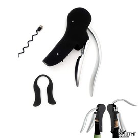 SMT- R Style Corkscrew Wine Bottle Lever Opener Foil Cutter Corkscrews Portable