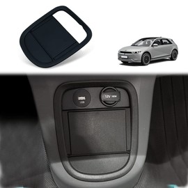BestEvMod for Ioniq5 Center Console Lower Dash Cover Accessories, Lower Storage Box Panel Cover POP-Open Privacy Compatible with Hyundai Ioniq 5 2022 2023 2024 Accessories
