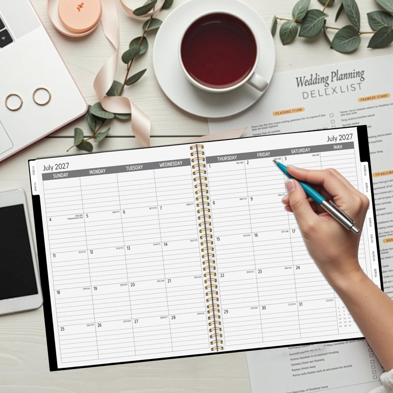 2026-2027 Monthly Planner, 2 Year Monthly Planner/Calendar 2026-2027, Jan 2026
