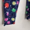 Jenni LS Mix It Pajama Set Navy Christmas Light Holiday