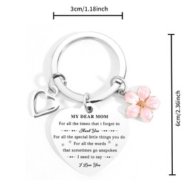 Mothers Day Gifts for Mom Easter Christmas Stocking Stuffers Valentines Day Birthday Thanksgiving Halloween Thank You I Love You Unique Sentimental Gifts for Mom Keychain Best Mama Moms Presents Ideas