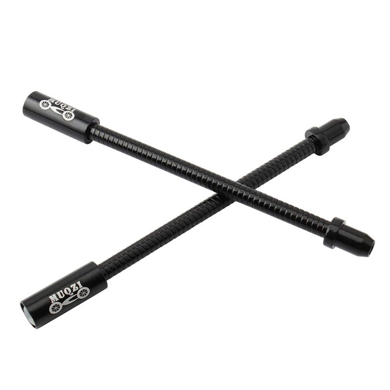 2Pcs Bike Flexible V-Brake Noodle Cable Guide Rubber Boots Bicycle