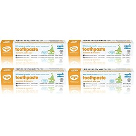 Green People Childrens Mandarin & Aloe Vera Toothpaste 50ml (Pack of 4)