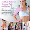 NEWGO NEWGO Shoulder Ice Pack Rotator Cuff Cold Therapy, FSA HSA Eligible Ice Pack Shoulder Wrap Cold Compression Sleeve for Pain Relief, Surgery Recovery, Bursitis - Small Purple