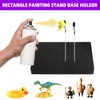 Swpeet 37 Pieces Professional Painting Stand Base Holder and Gundam