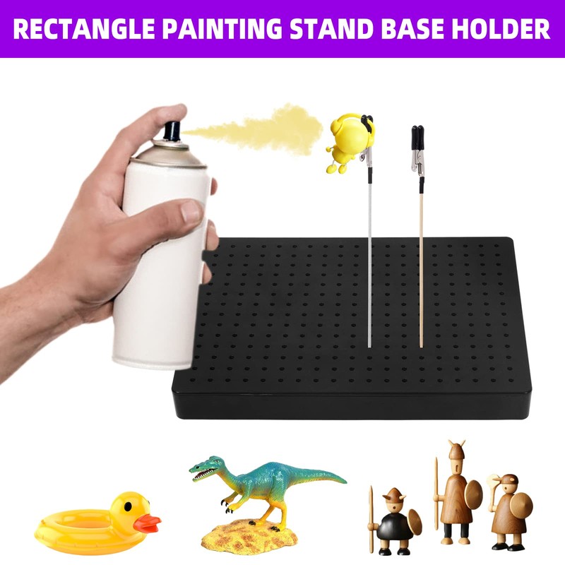 Swpeet 37 Pieces Professional Painting Stand Base Holder and Gundam