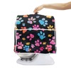 TODIYADDU Black Paw Print Stand Mixer Dust Cover with Handle