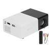 Mini Projector Built in Speakers Diffuse Reflection Imaging Black 1080P