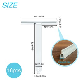 Roller Shutter Suspension Spring 16 Pieces 150 mm Roller Shutter Springs, Suspension Springs, Safety Spring, Steel Spring, Roller Shutter Suspension Spring for Roller Shutter Profiles