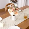Betylifoy Macrame Table Runner Boho Table Runners Beige Rustic Coffee