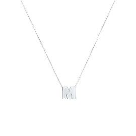 Elli Women's Necklace Letter S Initials Trend Minimal in 925 Sterling Silver, Sterling Silver, No Gemstone