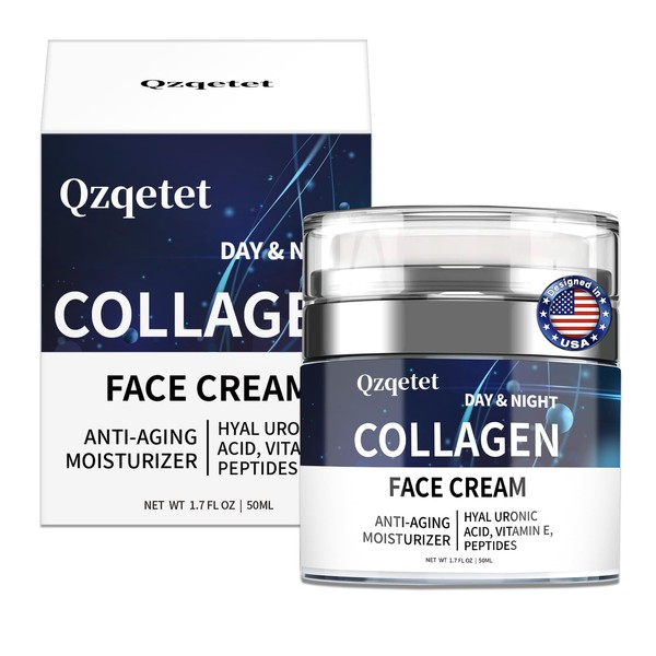 Collagen Cream for Face, Anti-Aging Face Moisturizer with Retinol and