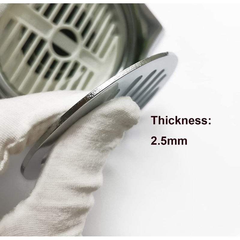 Qrity Stainless Steel Floor Drain Bathroom Shower Kitchen Waste Grid