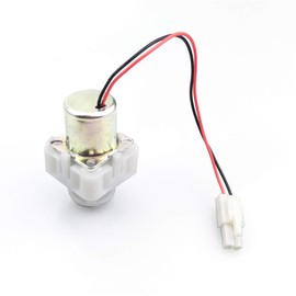 Lychee Light Solenoid Assembly Electric Water Valve and Diaphragm Compatible with TOTO Automatic Infrared Urinal Sensor Flush Valve Solenoid Unit Sensor Repair Accessories, White Plug