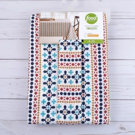 Food Network Fabric Tablecloth Summer Print Southwest Style 60x84
