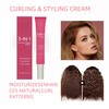 3-in-1 Hair Styling Cream with Ta/ming Wand,Styling Smoothing Blow Dry