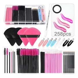 WEGALIFE Kit 258pcs De Maquillaje Profesional Contiene Espátula Y Cepillo Maquillaje Paleta De Maquillaje Profesional Con Espátula Y Kit De Cepillo