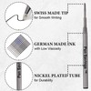 10 Pack, Pen Savings Ballpoint Pen Refills Compatible with Montblanc