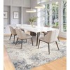 5x7 Washable Area Rugs - Modern Abstract Rugs for Living