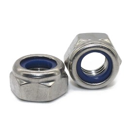Hexagon Nuts M30 Self-Locking DIN 985 Stainless Steel A2 (Pack of 1) - Locking Nuts Stop Nuts Clamping Nuts Nuts Nuts V2A