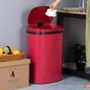 Furniture of America Verbena 13 Gallon Metal Household Trash Can