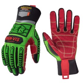 Seibertron HIGH-VIS WPC5 Level 5 Cut Resistant Cold Weather Condition Waterproof Impact Oil and Gas Safety Gloves M
