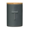 Premier Housewares Fenwick Tea Canister - Dark Grey