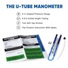 XYF Air Easy Read Manometer | U-Tube Air Pressure Indicator