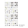 Midori 82685006 82686006 Notebook Sticker Emoji Cat Pattern + Bear