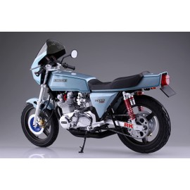 Aoshima Bunka Kyozai 1/12 The Bike Series No. 44 Kawasaki KZT00D Z1-R 1977 Custom Plastic Model Molded Color