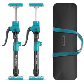 MAXENIKIT Third Hand Support Pole Heavy Duty, Cabinet Jacks for Installing Cabinets with 285 LBS Capacity and Expand from 15-4/5 to 23-3/5 in, 2-PC