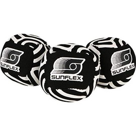 Sunflex Neoprene Fun Balls Neoremix Illusion | 3 Balls for Juggling Throwing Catch Kicking Ball Soft and Lightweight for the Beach and Garden | Extremely Robust and for All Age Groups