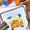 Backpack for Painting for Children, Fabric Bag for Colouring for