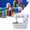 Mini Sewing Machine, Portable Sewing Machine with Light, Low Noise
