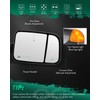 SCITOO Towing Mirrors Compatible with 2009-2010 For Dodge For Ram