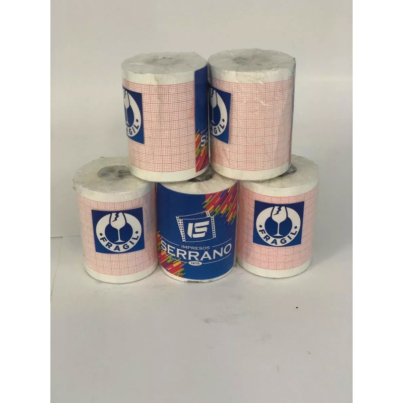 Impresos Serrano 20 Rollos Papel Para Electrocardiograma 62mm X 30