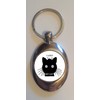 I Love My Cat - Shopping Trolley Keyring - Token