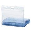 Transparent plastic ID sleeves, in 105 x 75 mm format,