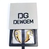 DEWGEM Heavy Ear Hangers for Tunnels - Gold Ear Stretching