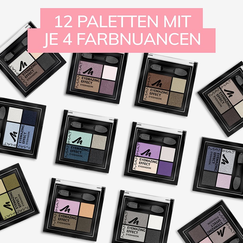 Manhattan Eyemazing Effect Eyeshadow - Makeup Palette of Four Shimmering