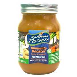 Sea Moss Gel - Turmeric - Ginger - Coconut 450g / 15 Oz. | Eat Straight From The Jar Or In Your Favourite Smoothie