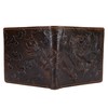Itslife Mens Bifold Wallet with 3D Dragon Pattern,Leather Wallets for