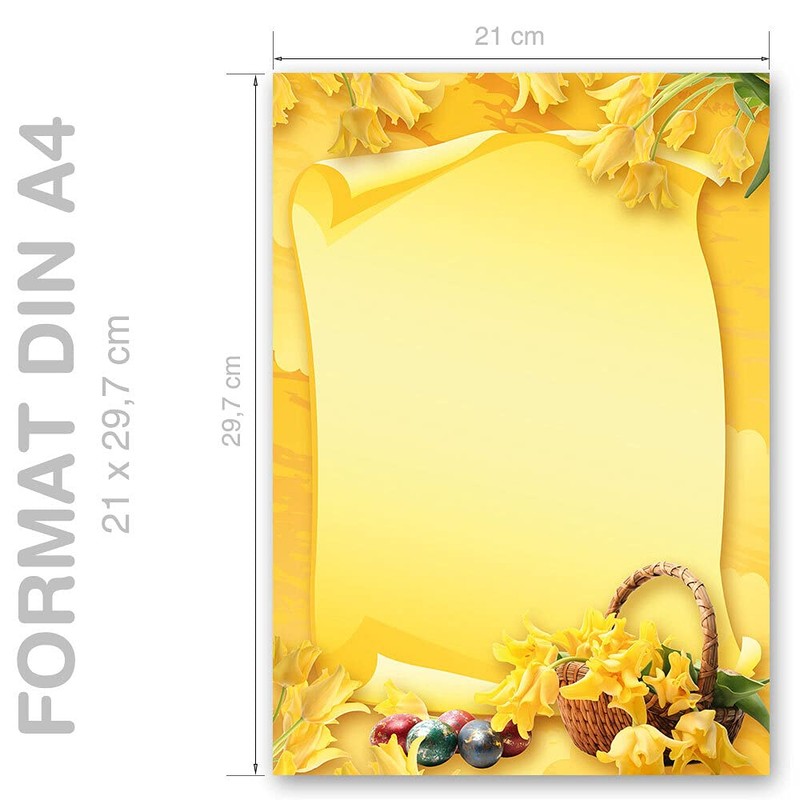 Letter Writing Paper Easter [100 Sheets]