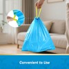 300 Count 15 Micron Extra Thick 4 Gallon Drawstring Small