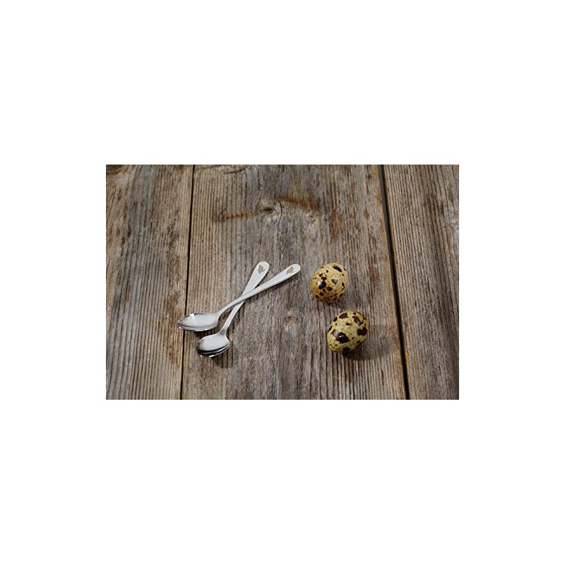 Quail Egg Spoon with Engraving